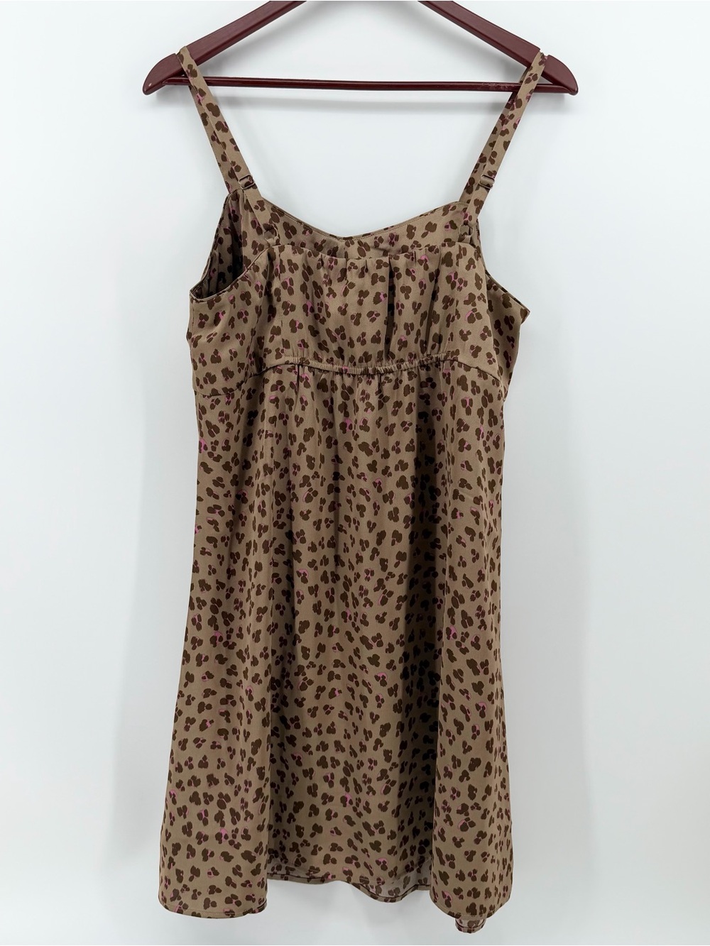 CAbi Casino Leopard Print Matte Satin Slip Dress Small - Picture 3 of 7